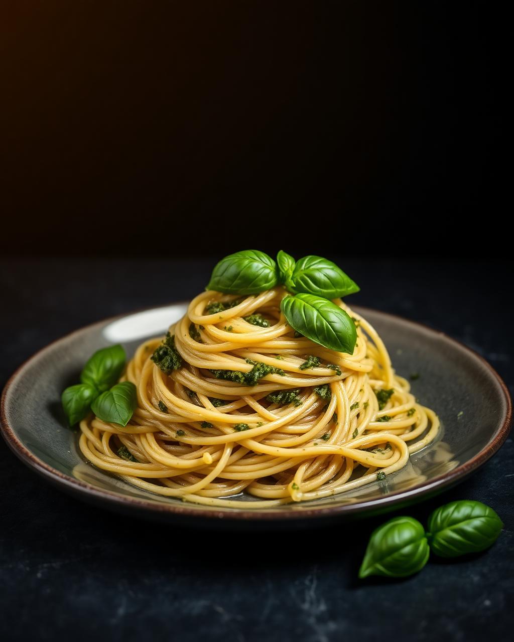 Spaghetti al pesto