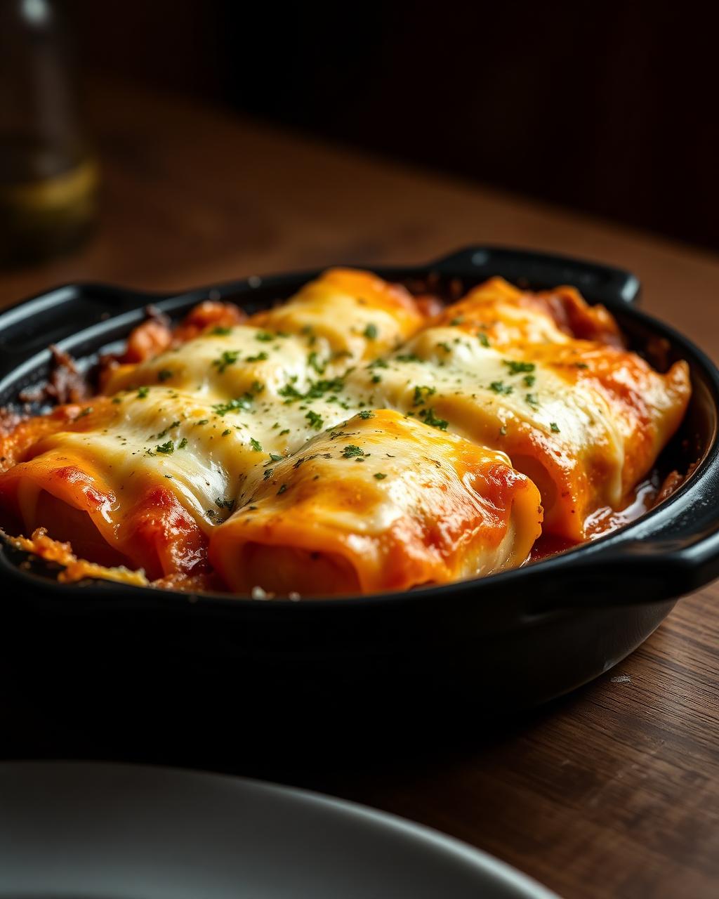 Canelones gratinados